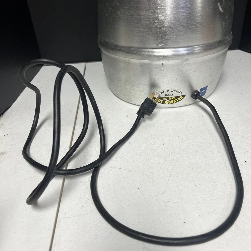 Vintage HELMCO'S Hot Fudge Chocolate Warmer Working